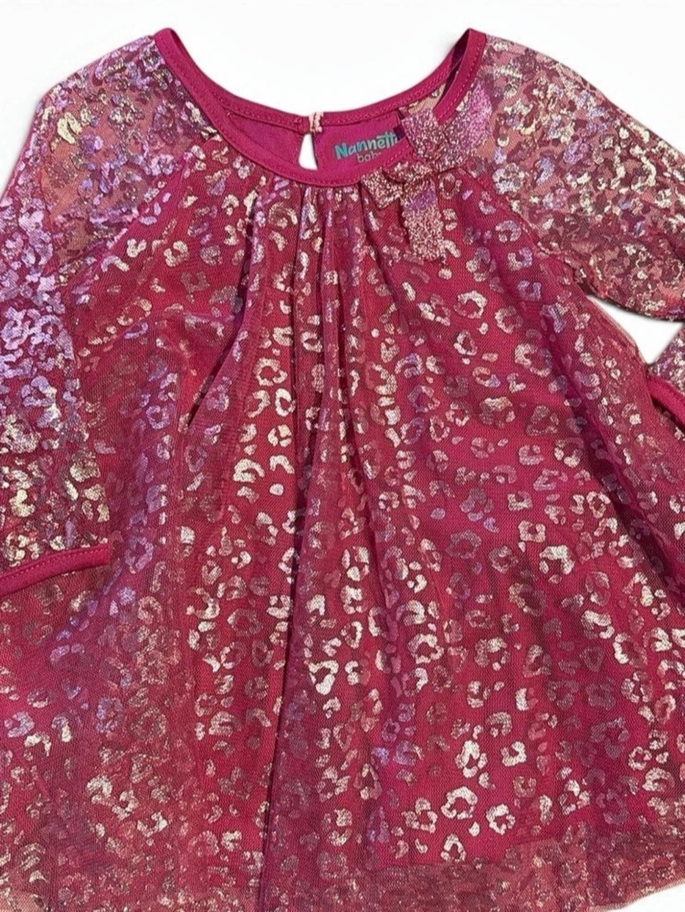 Nannette baby Animal Print Party Dress